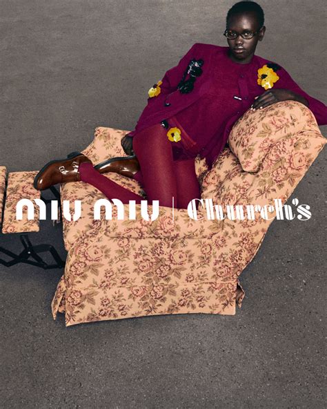 CHURCH'S X MIU MIU